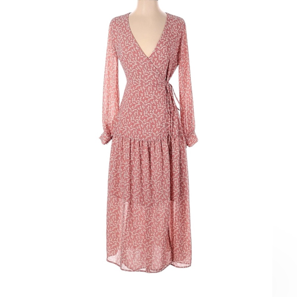 Lapis & Lillies Wrap Dress Size M - Picture 1 of 13